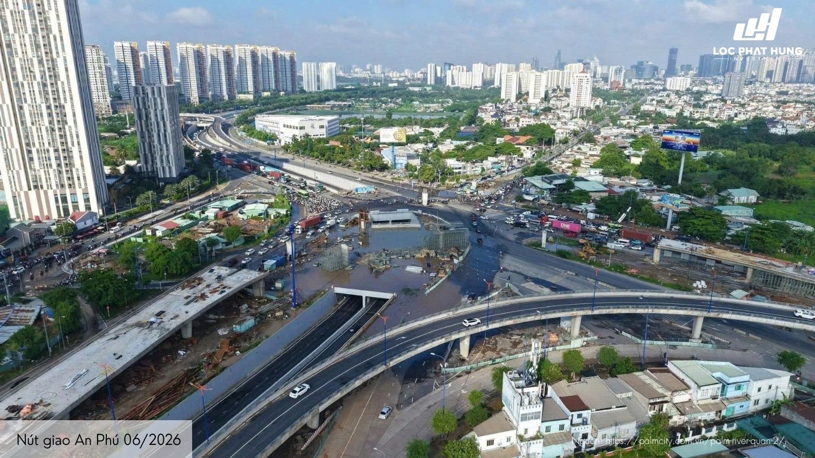 Tiến độ Thi Công Nút Giao An Phú Tháng 06/2026