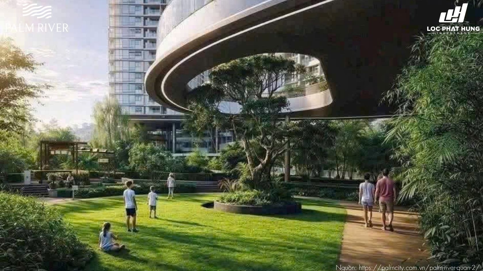 Phối Cảnh Tổng Thể Dự án Căn Hộ Chung Cư Cao Cấp Palm River