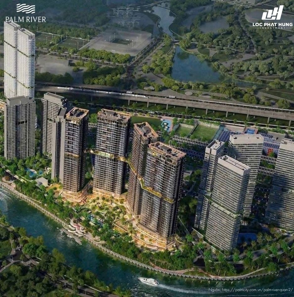 Phối Cảnh Tổng Thể Dự án Căn Hộ Chung Cư Cao Cấp Palm River