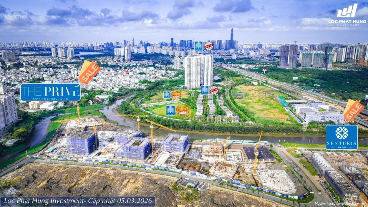 Góc view cận cảnh mặt bằng dự án bàn giao mặt sạch