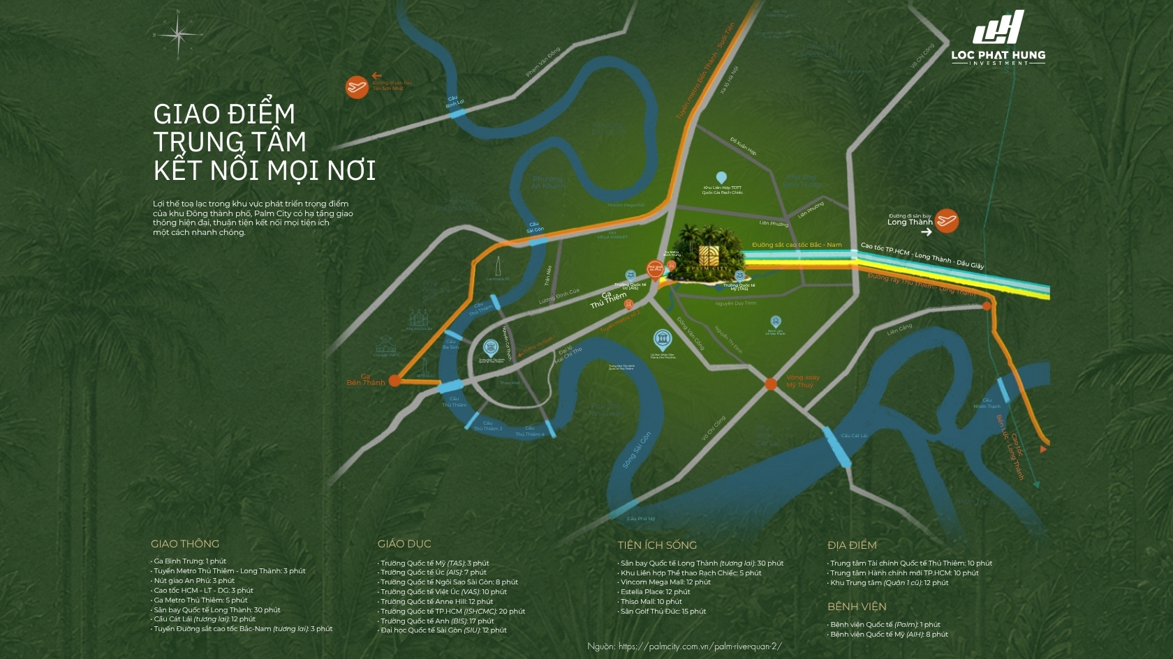 Vị Trí Kết Nối Giao Thương Dự Án Căn Hộ Palm River