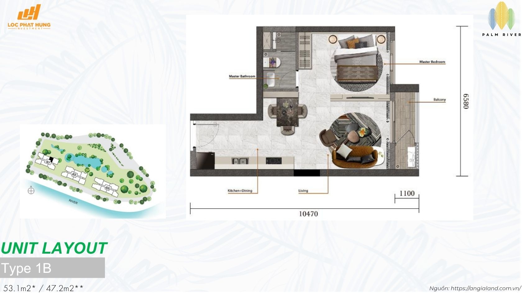 Thiết Kế Chi Tiết Căn Hộ Chung Cư Cao Cấp Palm River