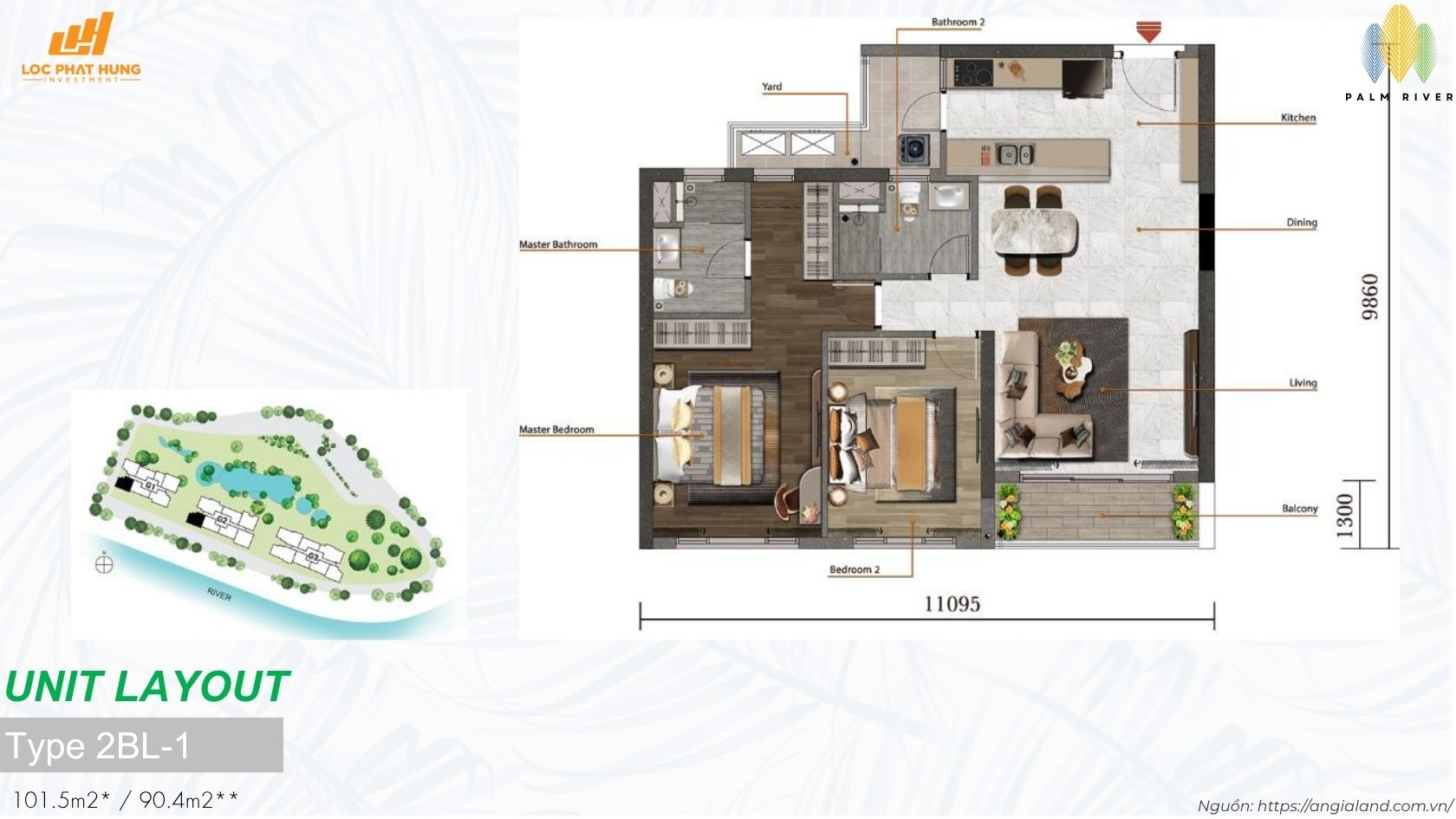 Thiết Kế Chi Tiết Căn Hộ Chung Cư Cao Cấp Palm River
