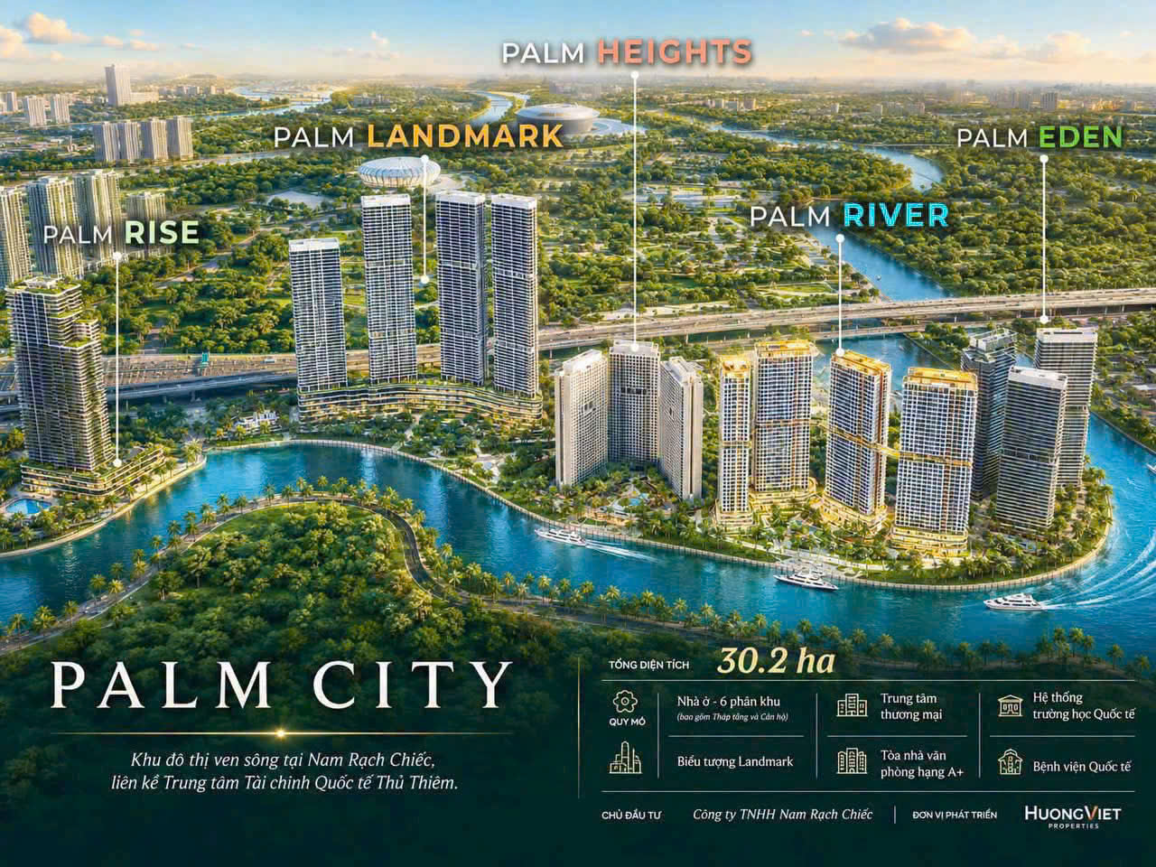 Tổng Thể Phân Khu Palm City